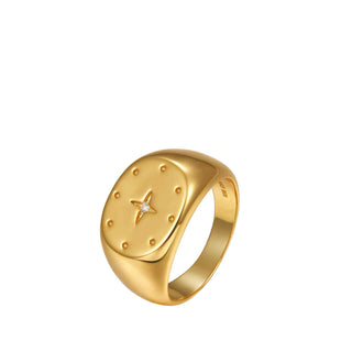 One Dame Lane Stella Ring Gold