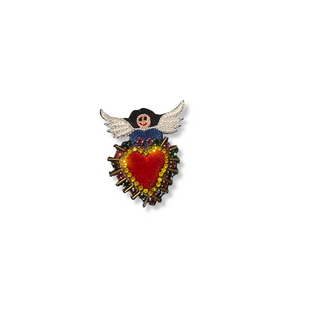 Heart Angel Brooch