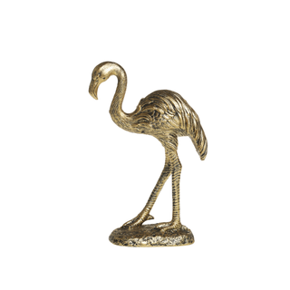Antique Brass Flamingo
