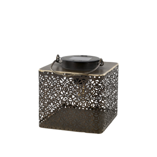 Solar Lantern Antique Brass