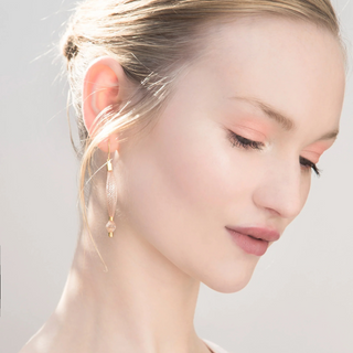 Bláithín Ennis Blush Gold Small Droplet Earrings