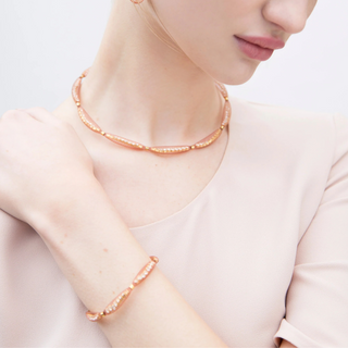 Bláithín Ennis Blush Gold Topaz Necklace