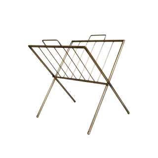 Magazine Rack Brass