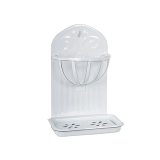 Enamel Soap Dish with basket