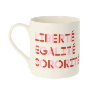 Liberté, Egalité, Sororité China Mug 350ml Bone
