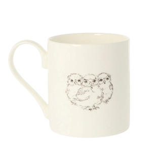 Little Owl China Mug 300ml Bone