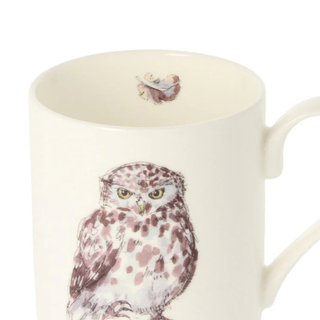 Little Owl China Mug 300ml Bone