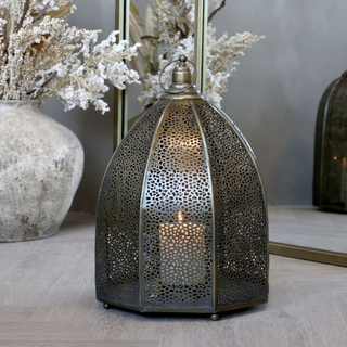 Moroccan Style Lantern Brass
