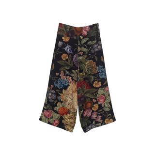 One Hundred Stars Palazzo Crepe Trousers Primula Black