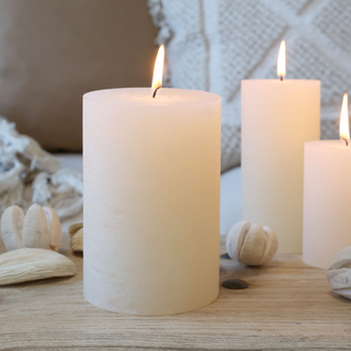 Pillar Candle Cream 90 h