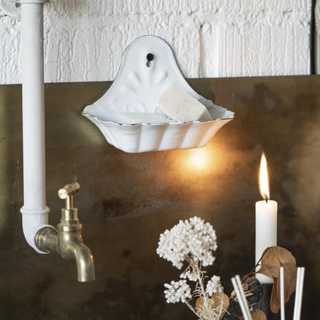 Soap Dish f/wall Enamel