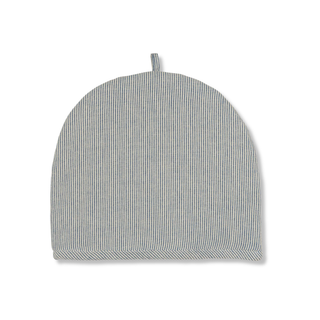 Tea Cosy with Dark Blue Stripes