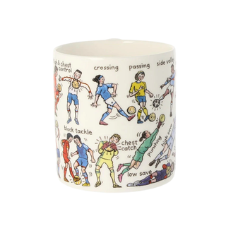The Art of Football China Mug 350ml Bone