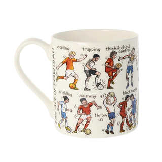 The Art of Football China Mug 350ml Bone