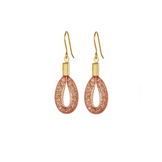 Bláithín Ennis Blush Gold Tiny Teardrop Earrings