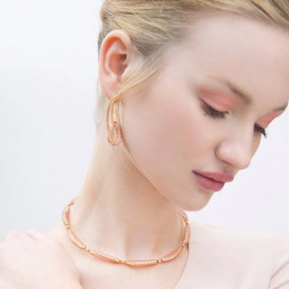 Bláithín Ennis Blush Gold Tiny Teardrop Earrings