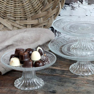 Mini Glass Cake Stand 15cm