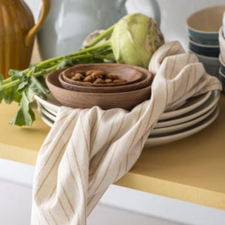 Brown Stripe Tea Towel