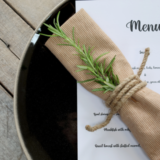 Cloth Napkins 4pk Mocca