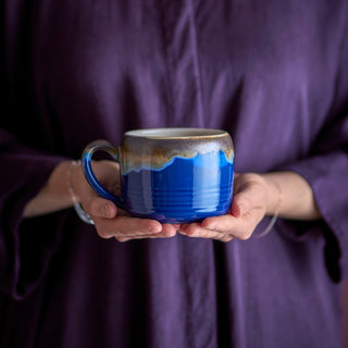 Sheen Mug Stoneware Blue