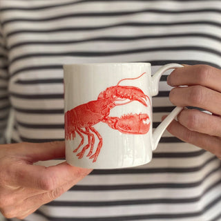 Lobster China Mug 300ml Bone