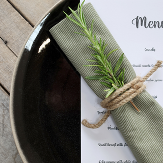 Cloth Napkins 4pk Verte