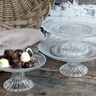 Glass Cake Stand 20cm