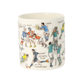 The Art of Rugby Bone China Mug 350ml