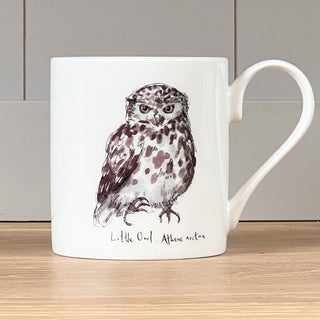 Little Owl China Mug 300ml Bone