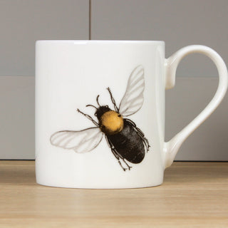 Bee China Mug 300ml Bone
