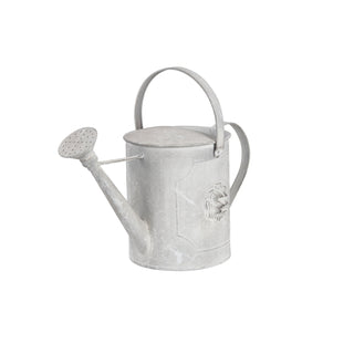 zinc watering can with lion motif design