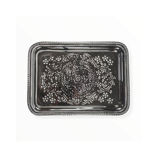 Berber Enamelled Black Tray
