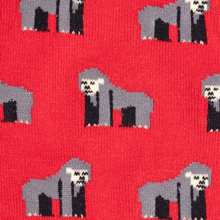 Swole Panda Red Gorilla Bamboo Socks