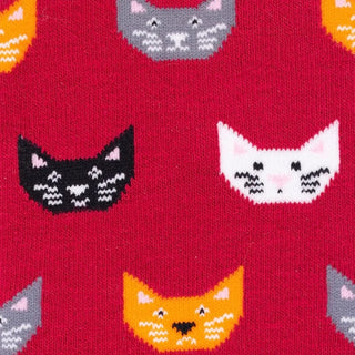 Swole Panda Women's Socks Red Cat