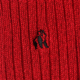 Swole Panda Boot Bamboo Socks Red