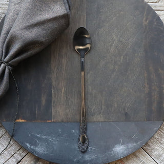 Antique Coal Latte Spoon