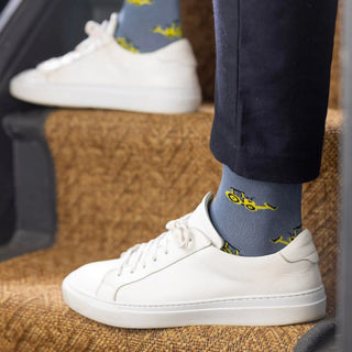 Swole Panda Mens Socks Yellow Digger