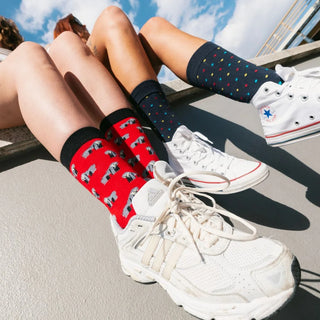 Swole Panda Red Gorilla Bamboo Socks