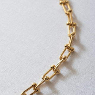 One Dame Lane Cuban Bold Necklace Gold