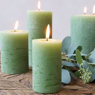 Macon Pillar Candle Forest Green 30 h