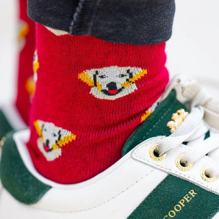 Swole Panda Women's Bamboo Socks Retriever