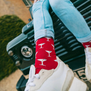 Swole Panda Socks Ladies Martini