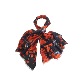 One Hundred Stars Scarf Wool Acer Black