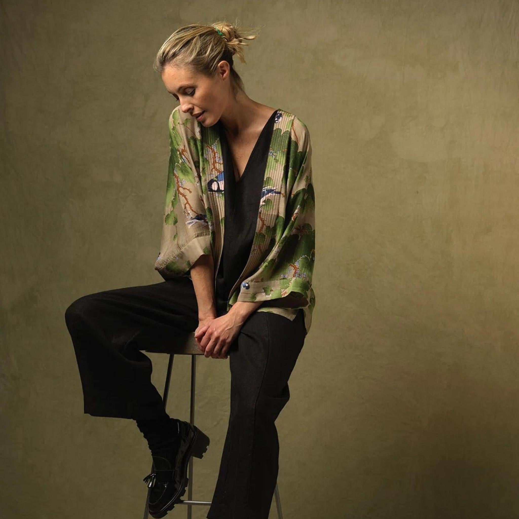 Acer Stone Short Kimono