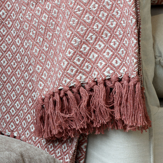 Aix Throw Clay and Creme