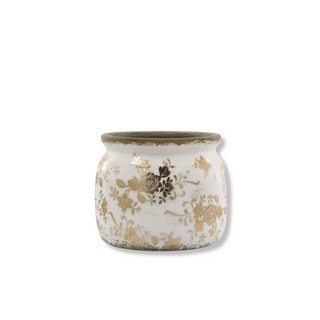 Antique Brass Anniversary Melun Planter 13x15.5cm
