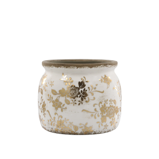Antique Brass Anniversary Melun Planter 13x15.5cm