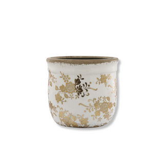 Antique Brass Anniversary Melun Planter 15.5x17cm