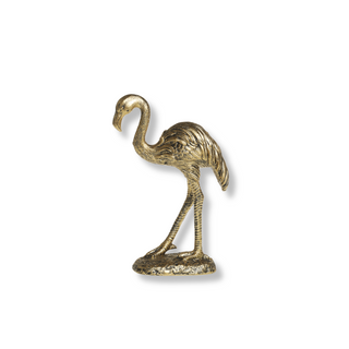 Antique Brass Flamingo