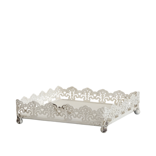 Napkin Holder with Edge Antique Cream